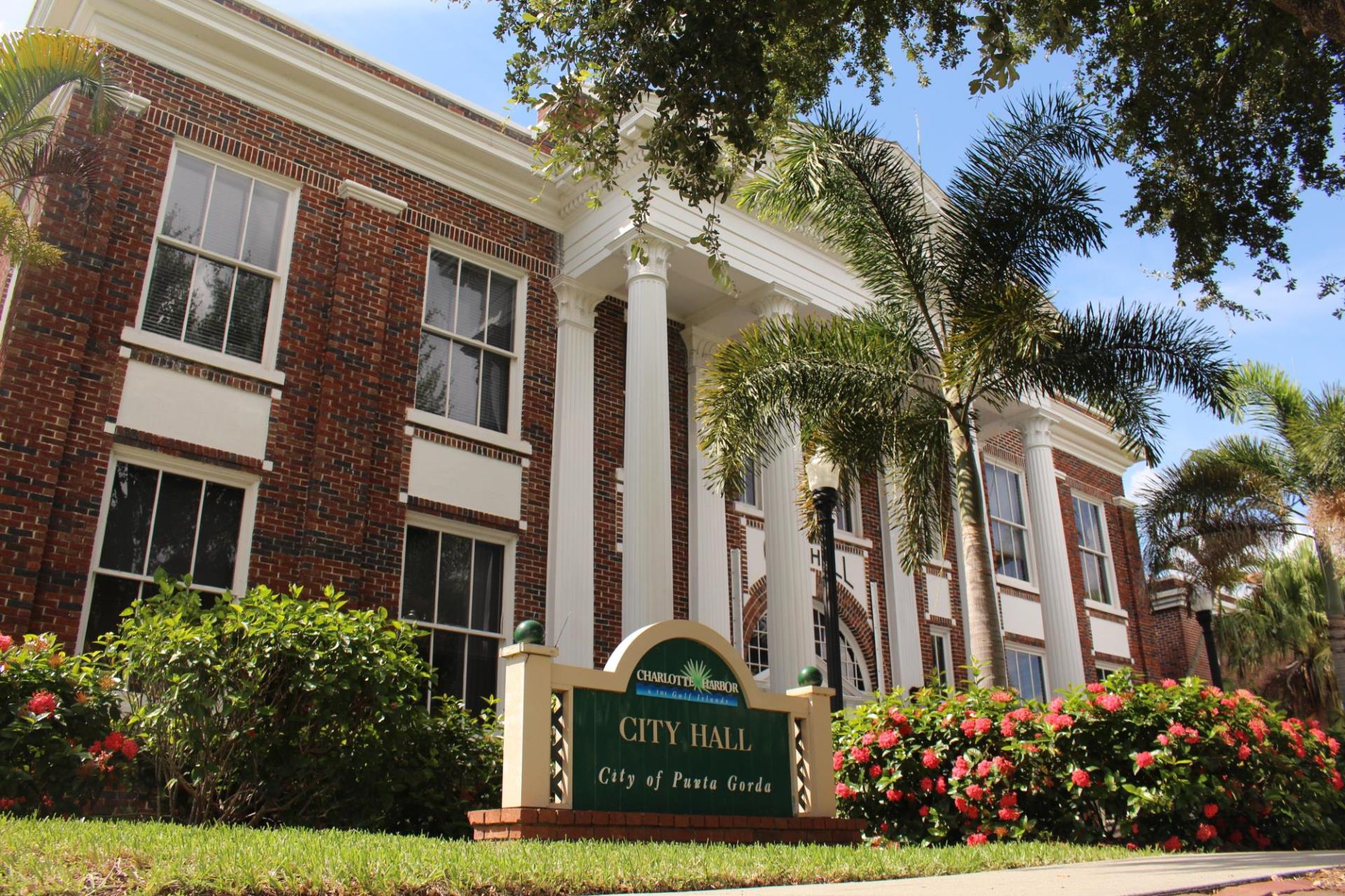 Outside of City Hall Building