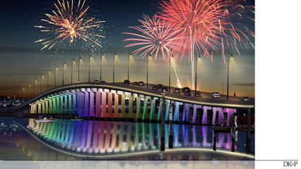 Light Up Brige Rendering