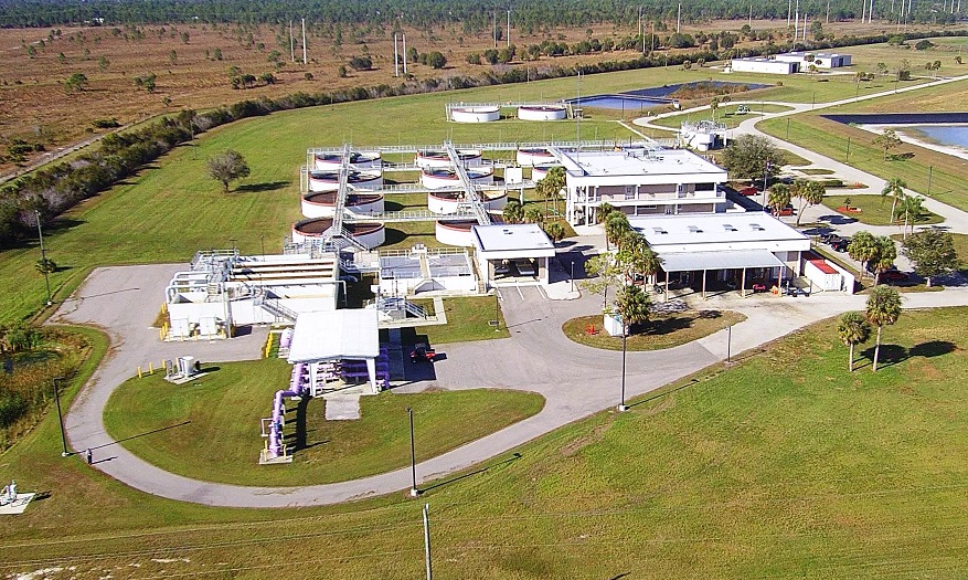 Wastewater Plant Aerial