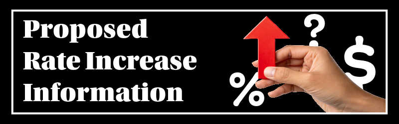 Rate Increase Information